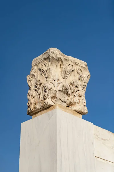 그리스 아테네 2021 중심부에 하드리아누스 도서관 유적지의 — 스톡 사진