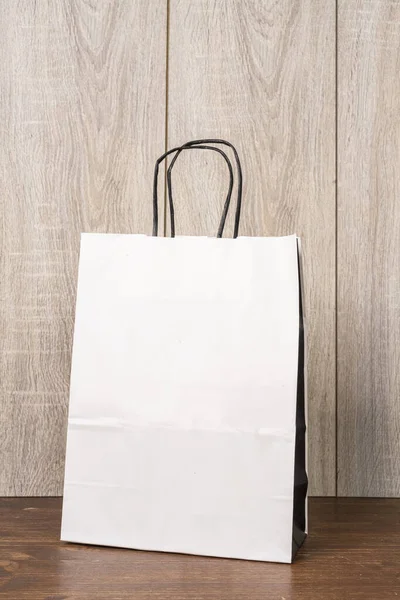 Reusable Recyclable Paper Bag Table — Stock fotografie