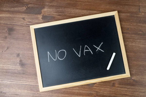 Phrase Vax Written Chalk Blackboard — Stockfoto