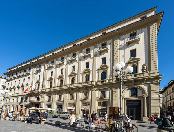 Florencia Italia Enero 2022 Vista Externa Del Antiguo Palacio Del —  Fotos de Stock