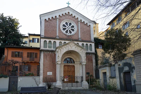 Florence Italy January 2022 Exterior View Swiss Reformed Church Lungarno — Stock Photo, Image