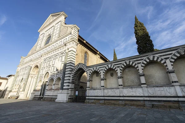 Florence Italy January 2022 External View Santa Maria Novella Church — Stock Photo, Image