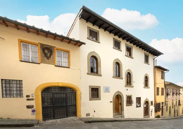 Florenz Italien Januar 2022 Das Haus Dem Der Berühmte Astronom — Stockfoto