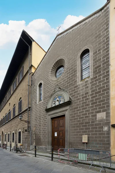 Флоренція Італія Січень 2022 Вигляд Церкви Санта Марія Дей Магнолі — стокове фото