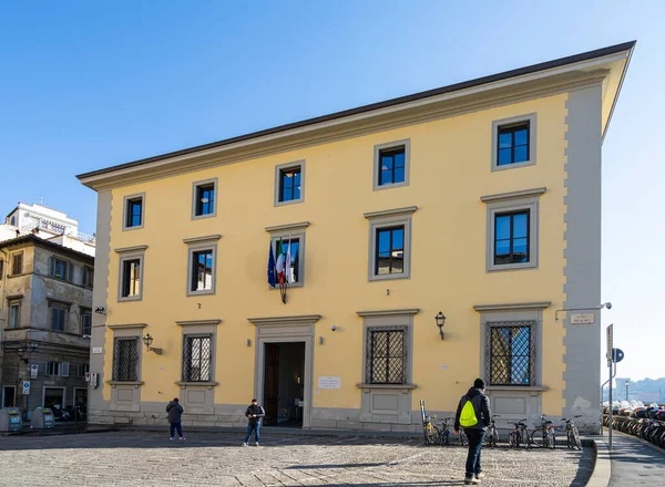 Florence Italy January 2022 Chamber Commerce Building Historic Center City — Stock Photo, Image