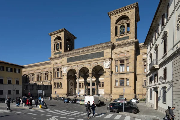 Флоренція Італія Січень 2022 Року Національна Центральна Бібліотека Центрі Міста — стокове фото