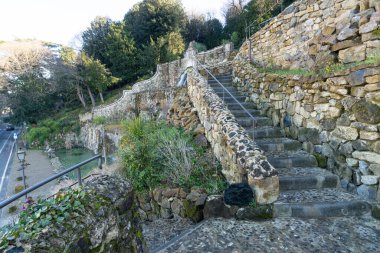 Floransa, İtalya. Ocak 2022. Şehir merkezinde Poggi rampa sistemi