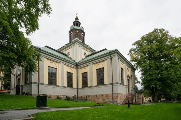 Stoccolma Svezia Settembre 2019 Una Vista Sulla Chiesa Kungsholmen Parco — Foto Stock