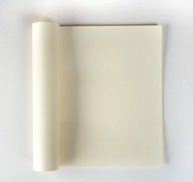 Yuvarlanmış kağıdın kapağını kapat.