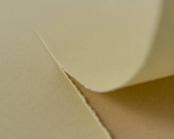 Detail Trhliny Listu Papíru — Stock fotografie