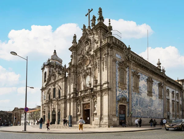 Порто Португалія Березень 2022 Вигляд Кармельської Церкви Центрі Міста — стокове фото