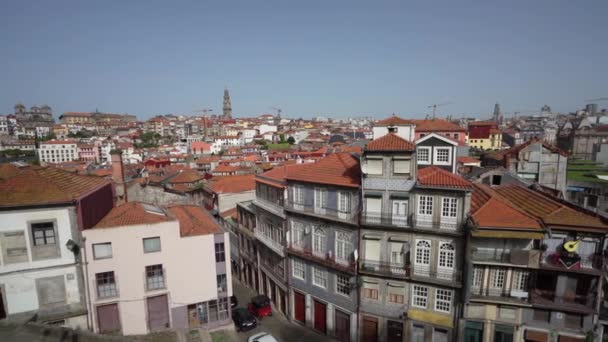 Порту Португалия Март 2022 Вид Другой Стороны Жизни Улицах Исторического — стоковое видео