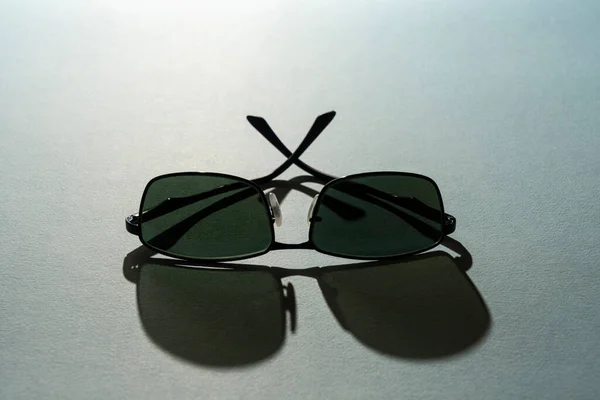 Pair Sunglasses Colored Surface —  Fotos de Stock