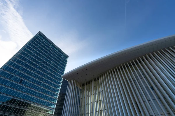 Λουξεμβούργο Μάιος 2022 Λεπτομέρεια Άποψη Του Κτιρίου Philharmonie Luxembourg Στο — Φωτογραφία Αρχείου