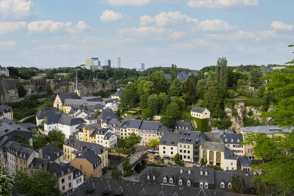 卢森堡市 2022年5月 对上述问题的全面看法 — 图库照片