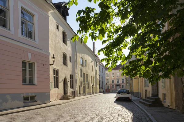 Tallinn Estonia July 2022 Typical Street Historic Center City — Photo