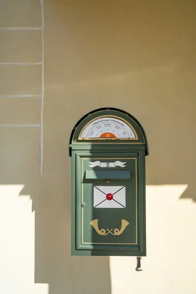 View Post Box Estonian Post Office Old Town — Fotografia de Stock