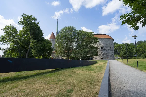 Tallinn Estónia Julho 2022 Monumento Linha Quebrada Este Monumento Erguido — Fotografia de Stock