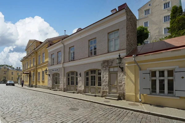 Tallinn Estonia July 2022 View Typical Old Houses Historic Center — Foto Stock