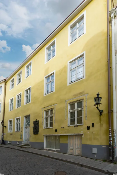 Tallinn Estonia July 2022 Old House Painter Michel Sittow Historic — Fotografia de Stock
