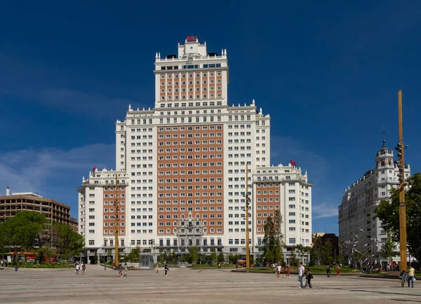 Μαδρίτη Ισπανία Σεπτέμβριος 2022 Εξωτερική Άποψη Του Κτιρίου Του Ξενοδοχείου — Φωτογραφία Αρχείου