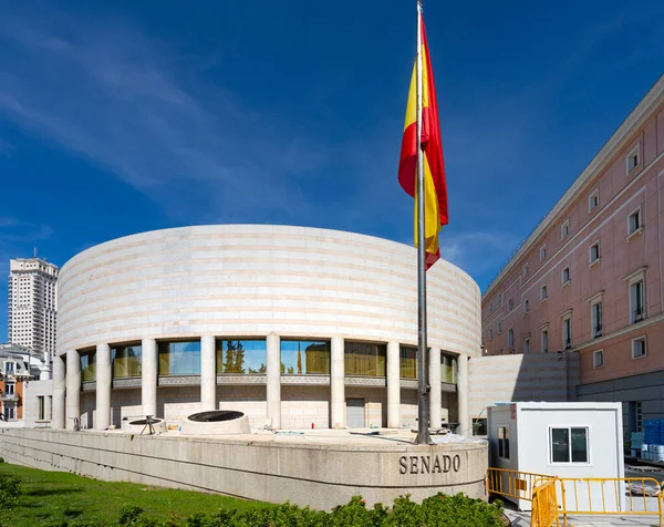 Madrid Spanje September 2022 Extern Uitzicht Het Senaatsgebouw Het Centrum — Stockfoto