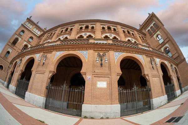 Madrid Spanje September 2022 Buitenaanzicht Van Arena Het Plaza Toros — Stockfoto