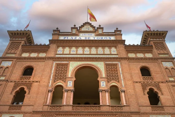 Madrid Spanje September 2022 Buitenaanzicht Van Arena Het Plaza Toros — Stockfoto