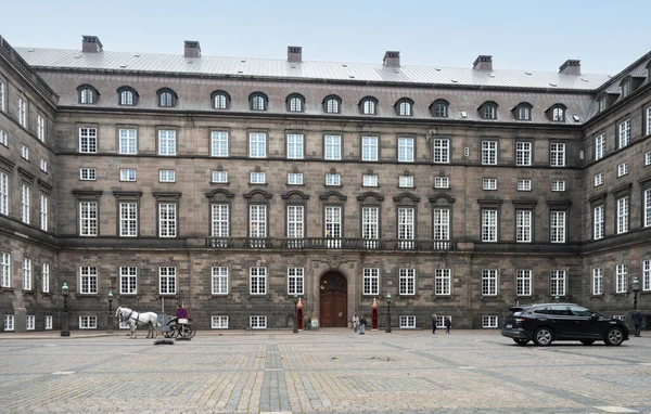 Copenaghen Danimarca Ottobre 2022 Vista Sul Cortile Interno Del Palazzo — Foto Stock