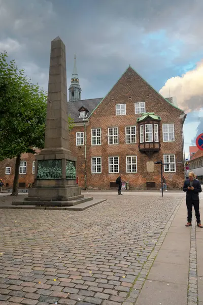 Copenhague Dinamarca Octubre 2022 Monumento Las Reformas Realizado Por Max — Foto de Stock