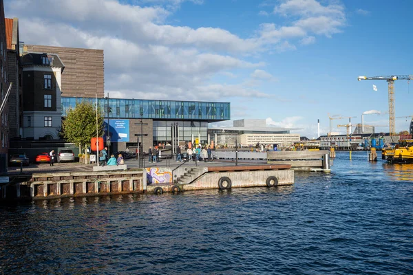 Copenhague Danemark Octobre 2022 Royal Danish Playhouse Impressionnant Théâtre Qui — Photo