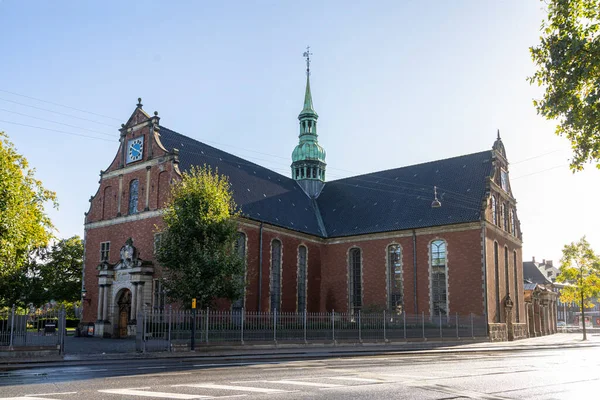 Copenhaga Dinamarca Outubro 2022 Vista Exterior Igreja Holmen Centro Cidade — Fotografia de Stock