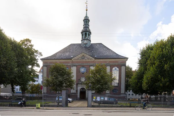 Kopenhagen Dänemark Oktober 2022 Außenansicht Des Reformierten Kirchengebäudes Der Innenstadt — Stockfoto