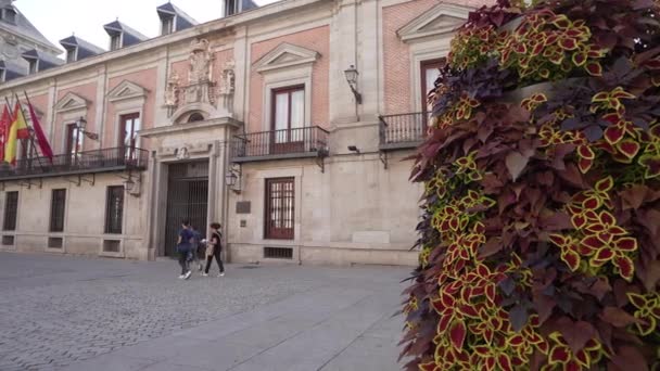 Madrid Spanien September 2022 Casa Villa Gebäude Auf Dem Gleichen — Stockvideo