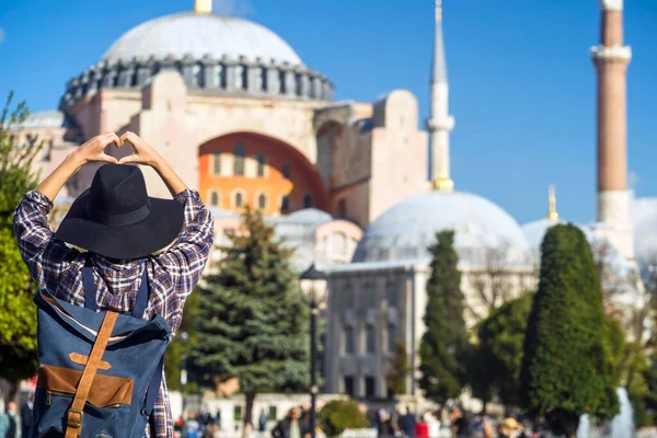 Туризм в Стамбуле. — стоковое фото