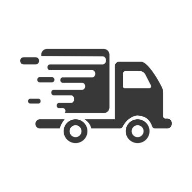 kamyon hızı - minimal çizgi web simgesi. basit vektör illüstrasyon. infografik, web sitesi veya uygulama için kavram.