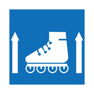 Paten, işaret simgesi. Modern antika. Vektör illüstrasyonu