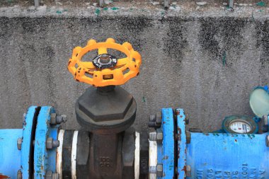 Sarı su vanasını kapatın, ana su vanasını kapatın..