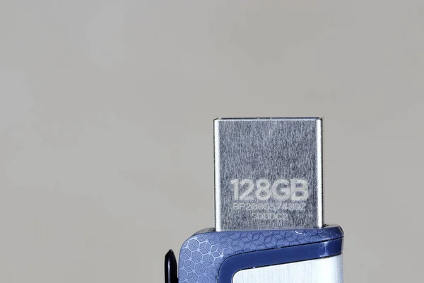 Usb Memóriakártya Részletezése Típusú Interfész Kapacitás Mérete Indikátor Szabványos Kompatibilis — Stock Fotó