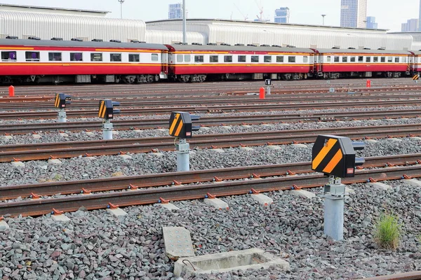 Signaling Device Traffic Light Signal Railway Junction Railway Station — Stockfoto