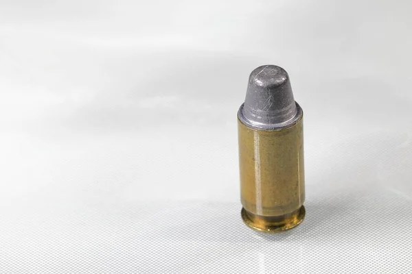 Close Bullet Acp Lswc Lead Semi Wadcutter Ready Use Isolate — Stockfoto