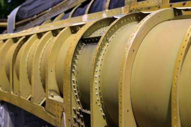 Uçak iskeleti ya da gövdesi kurulmamış uçak gövdesi, uçağın yapısal yapısı.