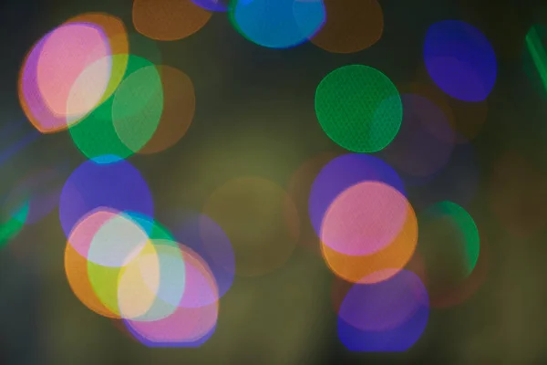 Fondo Bokeh Borroso Colorido Brillo Efecto Luz Fiesta Fondo Abstracto — Foto de Stock