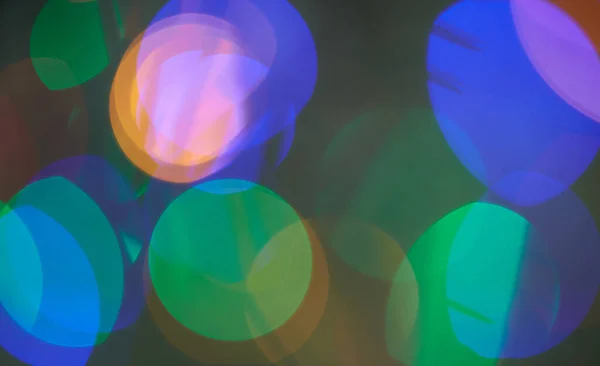 Renkli Bulanık Arka Plan Sim Işık Efekti Parti Bokeh Odaklı — Stok fotoğraf