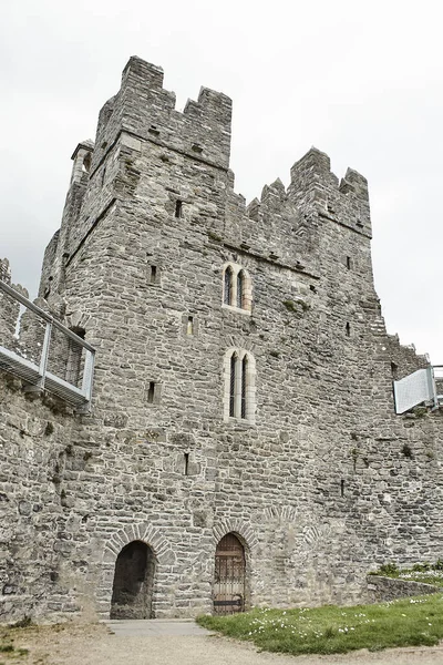 Swords Castle Historic Building Located Swords Dublin Ireland Travel Place — стоковое фото