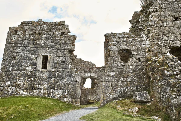 Rock Dunamase Castle Historic Building Located Portlaoise Ireland Travel Place — стоковое фото