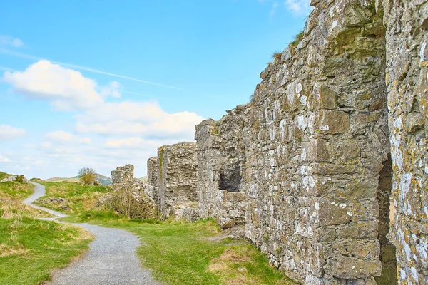 Rock Dunamase Castle Edifício Histórico Que Está Localizado Portlaoise Irlanda — Fotografia de Stock