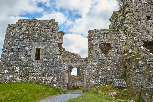 Rock Dunamase Castle Historic Building Located Portlaoise Ireland Travel Place — стоковое фото