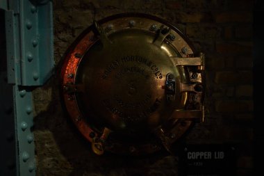 Dublin İrlanda - 08 31 2022: Dublin 'deki Guinness Müzesi. Guinness, Diageo tarafından üretilen ve Arthur Guinness 'in bira fabrikasında üretilen bir İrlanda birasıdır.