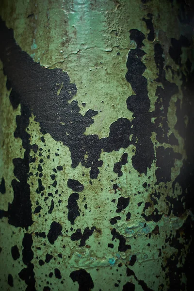 Close-up of corroded steel pipe, corrosion of steel, general corrosion, petroleum pipelines. Complex textures colors and patterns on rusting steel pipe
